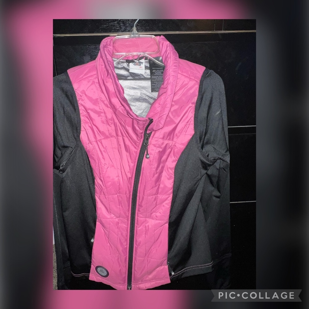 Help-I have too many jackets.hot pink/black Harley Davidson MED womens jacket